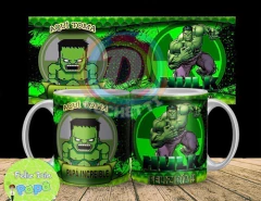 Plantillas Sublimación Tazas - Día Padre / Papá Superheroe