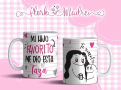 Plantillas Sublimación Tazas + Vasos Flork Madre Vol.3 - comprar online
