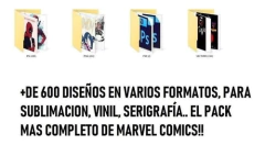 600 Plantillas Multiuso Sublimación Vectores Marvel Comics - comprar online