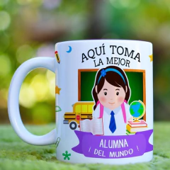 Plantillas Sublimación Tazas Aquí Toma El Mejor Alumno