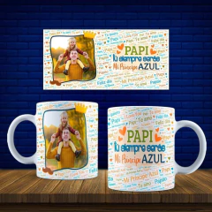 Plantillas Sublimación Tazas Día Del Padre Frases /psd - PlantillasyVectores