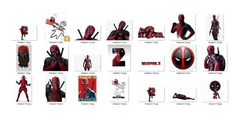 Plantillas Sublimación Vectores - Deadpool + 180 Diseños! - comprar online