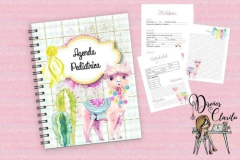 Kit Imprimible Agenda Cuaderno Pediátrico Editable x8 Agendas - tienda online