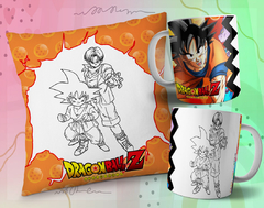 Imagen de Plantillas Cojines + Tazas Infantiles P/ Pintar V4