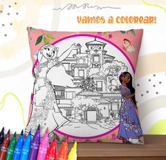 Plantillas Cojines Infantiles P/ Pintar V1