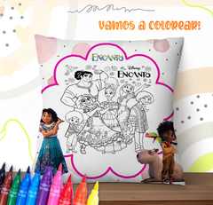 Plantillas Cojines Infantiles P/ Pintar V1 - comprar online