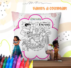 Plantillas Cojines Infantiles P/ Pintar V1 - comprar online