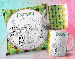 Plantillas Cojines + Tazas Infantiles P/ Pintar V3 - comprar online