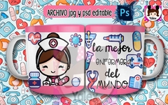 Plantillas Para Tazas La Mejor Enfermera del Mundo en internet