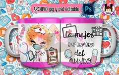 Plantillas Para Tazas La Mejor Enfermera del Mundo