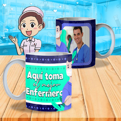Imagen de Plantillas Para Tazas La Mejor Enfermera