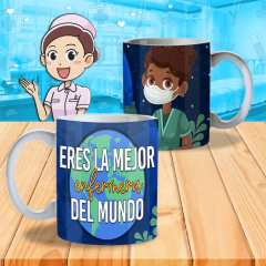 Imagen de Plantillas Para Tazas La Mejor Enfermera