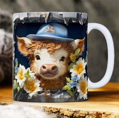 Plantillas Tazas 3D Animalitos V1 - PlantillasyVectores