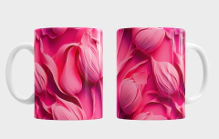 Imagen de Plantillas Tazas 3D Flores