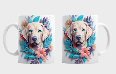 Imagen de Plantillas Tazas 3D Perros de Raza