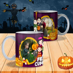 Plantillas Sublimación Tazas #12 - Happy Halloween - PlantillasyVectores
