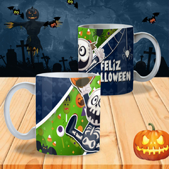 Plantillas Sublimación Tazas #12 - Happy Halloween - tienda online