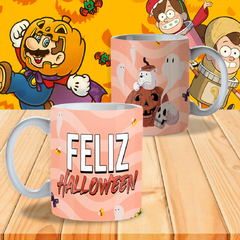 Plantillas Sublimación Tazas #11 - Halloween - PlantillasyVectores