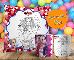 Plantillas Cojines + Tazas Infantiles P/ Pintar V2 - tienda online