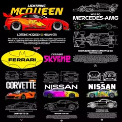 Mega Pack 150 Diseños Autos Premium Vol.3