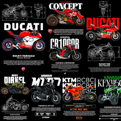 Imagen de Mega Pack Motos en Tendencia +100 Diseños