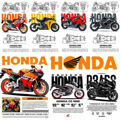 Mega Pack Motos en Tendencia +100 Diseños en internet