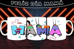 Plantillas Sublimación Tazas - Día De La Madre Vol.20 - PlantillasyVectores
