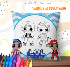 Imagen de Plantillas Cojines Infantiles P/ Pintar V1