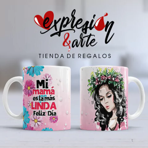 Plantillas Sublimación Tazas - Día De La Madre Vol.30