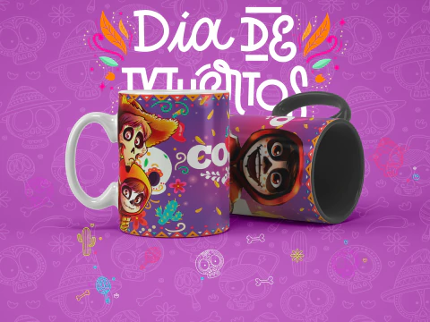 Plantillas Para Tazas Halloween N°8 - comprar online