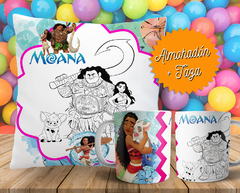 Plantillas Cojines + Tazas Infantiles P/ Pintar V2 - comprar online