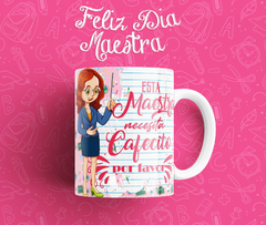 Plantillas Para Tazas Feliz día Profesora - Maestra