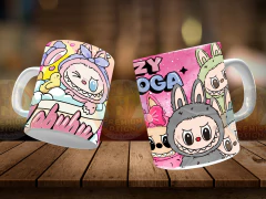 Imagen de Plantillas Tazas Labubu