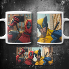Plantillas Tazas Deadpool + Wolverine - comprar online