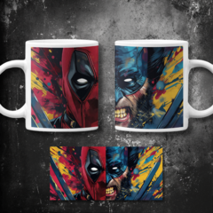 Plantillas Tazas Deadpool + Wolverine en internet