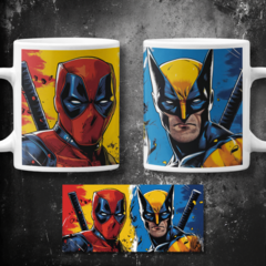 Plantillas Tazas Deadpool + Wolverine - tienda online