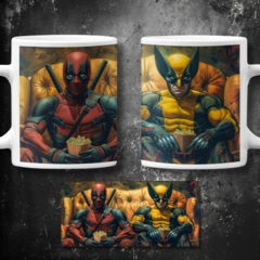 Plantillas Tazas Deadpool + Wolverine