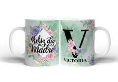 Imagen de Plantillas Sublimación Tazas Día de la Madre Iniciales