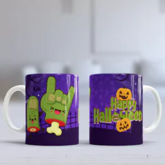 Plantillas Sublimación Tazas - Happy Halloween V10 - comprar online
