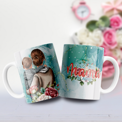 Plantillas Sublimación Tazas - Alfabeto Día De La Madre Vol.19