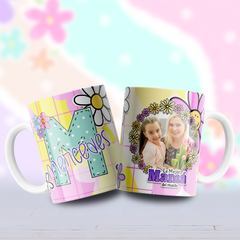 Plantillas Sublimación Tazas - Alfabeto Día De La Madre 4