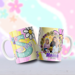 Plantillas Sublimación Tazas - Alfabeto Día De La Madre 4