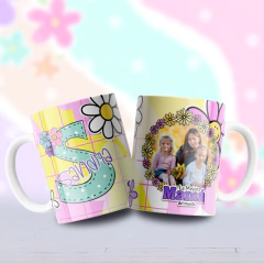 Plantillas Sublimación Tazas - Alfabeto Día De La Madre 4