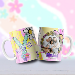Plantillas Sublimación Tazas - Alfabeto Día De La Madre 4