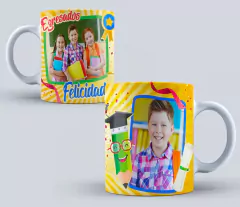Plantillas Sublimación Tazas Graduación Primaria / Kinder en internet