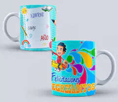 Plantillas Sublimación Tazas Graduación Primaria / Kinder - tienda online