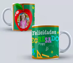 Plantillas Sublimación Tazas Graduación Primaria / Kinder - tienda online