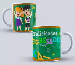 Imagen de Plantillas Sublimación Tazas Graduación Primaria / Kinder
