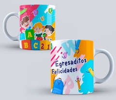 Plantillas Sublimación Tazas Graduación Primaria / Kinder - comprar online