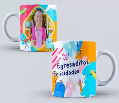 Plantillas Sublimación Tazas Graduación Primaria / Kinder en internet